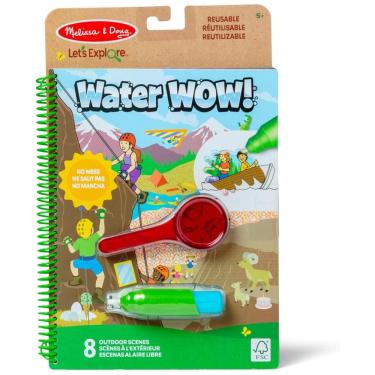 Imagem de Caderno Reutilizável com Caneta d Água Recarregável para Crianças Acima de 5 Anos, Melissa & Doug