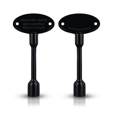 Imagem de Chave universal de válvula de gás de 2 peças, chave de gás de lareira serve para válvula de gás de 0,6 cm e 5/40.6 cm/válvula de esfera para lareira haste de válvula de gás chave de gás de