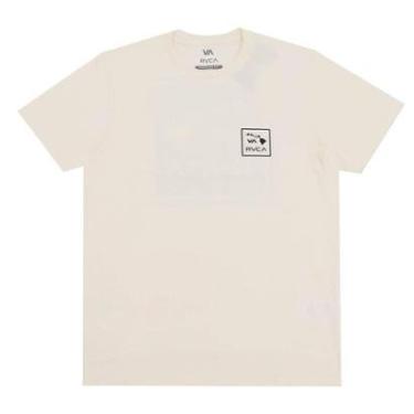 Imagem de Camiseta RVCA VA ATW Hawaii - Off White (Creme)-Masculino