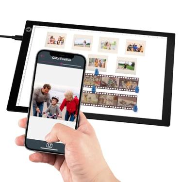 Imagem de DigitPro Scanner negativo de slide/filme e caixa de luz de esboço de artista, luz suave ajustável de 3 níveis | USB Plug and Play | Scanner completo para filme/slides/esboço/documentos ultrafinos