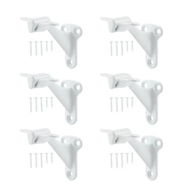 Imagem de Suporte de corrimão HOME MASTER HARDWARE, pacote com 6 unidades, branc