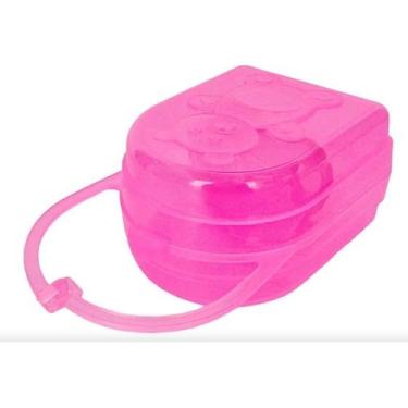 Imagem de Protetor Porta Chupeta e Bico de Mamadeira Bebê - PEPETA, Rosa