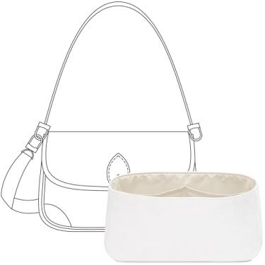 Imagem de FANJI Project Inserção organizadora de bolsa para LV Diane, encaixe personalizado dentro de craie, leve, resistente à água, acessórios de inserção de bolsa