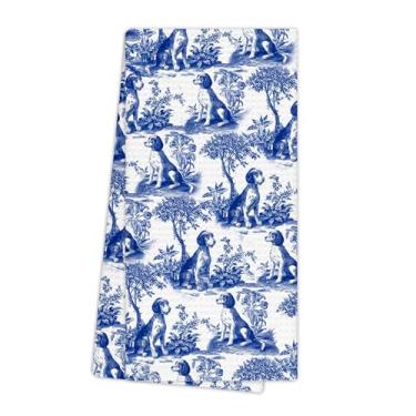 Imagem de EGBTL Goldendoodle Chinoiserie Toalhas de cozinha para cães, presentes Goldendoodle para mulheres, toalhas de mão para decoração de banheiro, presentes para amantes de cães, mãe, pai, dono, panos de