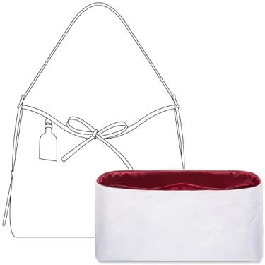 Imagem de FANJI Project Bolsa organizadora para bolsa LV Carryall M, ajuste personalizado no interior, vermelho bordalês, leve, resistente à água, com acessórios para porta-copos