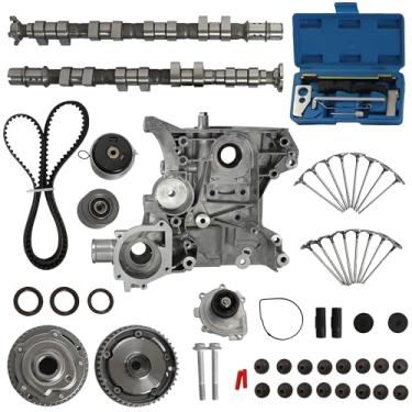 Imagem de Kit de ferramentas de sincronização do motor VVT Kit de correia dentada e válvula de bomba de óleo da bomba de água apto para Chevrolet Cruze Sonic Saturn Astra 1.8L 08-16 VSS680