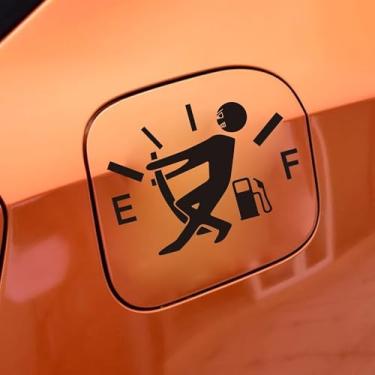 Imagem de Decalques e adesivos de carro para tampa do tanque de gasolina, ajuste universal para carros, caminhões, motocicletas