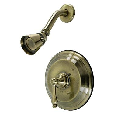 Imagem de Kingston Brass Torneira de chuveiro balanceada de pressão para restauração KB3633ALSO, latão antigo