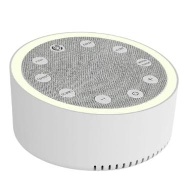 Imagem de Kokiya Máquina de Ruído Branco, Luz Noturna, Compacta com 3 Temporizadores, Caixa de Som Bluetooth para Quarto, Casa, Berçário, Adultos e Crianças