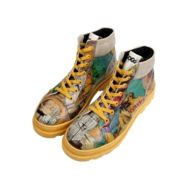 Imagem de DOGO Botas de cano curto femininas – couro vegano e botas femininas feitas à mão e botas de tornozelo,, Contos Antigos, 35