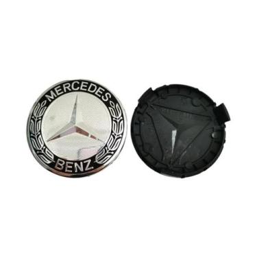 Imagem de Capas De Centro De Roda Para Carros Mercedes Benz 4PCS 75mm Classe B C