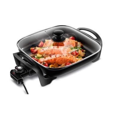 Imagem de Panela Elétrica Mondial Multicook Premium Grill Pe-49 220V, Preto, 220