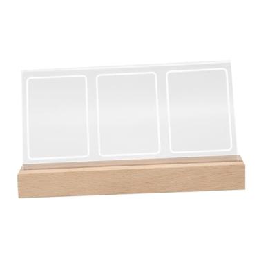 Imagem de Generic Mini Porta-retratos Instantâneo Com Design de Iluminação Exclusivo, Mini Porta-retratos de Mesa Em Acrílico Transparente de 3 Polegadas, Ideal para Adicionar Calor Ao Seu Espaço