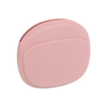 Imagem de HARFINGTON Capas para fones de ouvido, organizador de capa de fone de ouvido com fio, capa de silicone pequena para cabo USB, fones de ouvido, rosa