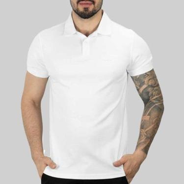 Imagem de Camisa Polo Calvin Klein Liquid Touch Branca-Masculino