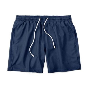 Imagem de Short Bermuda Masculino Tactel Liso Praia Academia Preto-Masculino