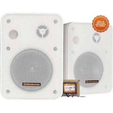 Imagem de Caixa Acústica Trafo 70V(25W) Msb60Nc Branca Hayonik Par / 2