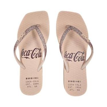 Imagem de Chinelo Coca Cola Alma Square Feminino-Feminino