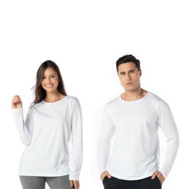 Imagem de Blusa Adulto Térmica Segunda Pele Unissex Para O Frio Branca - VRASALO