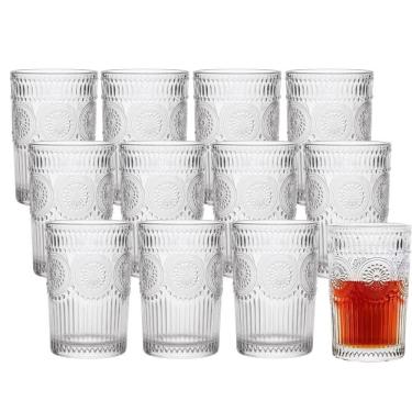 Imagem de Jogo 12 Copo Alto De Vidro Para Drink 300ml Transparente Zara Em Casa Tem