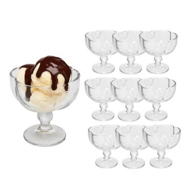 Imagem de Jogo 10 Taça Para Sobremesa Com Pé De Vidro Borboleta Butterfly Wolff 190ml