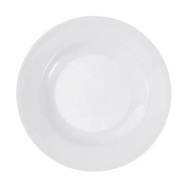Imagem de Prato Fundo Branco Melamina Resistente Fratelli 22,5cm
