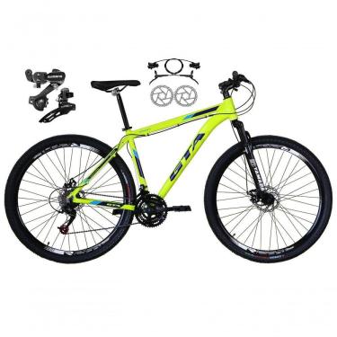Imagem de Bicicleta Aro 29 Gta Start Feminina Câmbios Shimano Freio Hidráulico 21v Mtb Alumínio amarelo Tam: 21