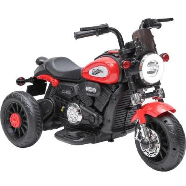 Imagem de Mini Moto Eletrica Infantil Zippy Toys Harley 6V Vermelha
