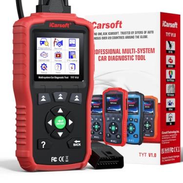 Imagem de iCarsoft Todos os sistemas OBDII Scan Tool para Toyota/Corolla/Nissan/Honda/Hyundai/Kia, TYT V1.0 (2025) Oil Reset + Serviços de calibração SAS para carros japoneses/coreanos Auto VIN/Scan