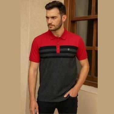 Imagem de Camisa Polo Masculina Diversas Cores em Malha Piquet-Masculino