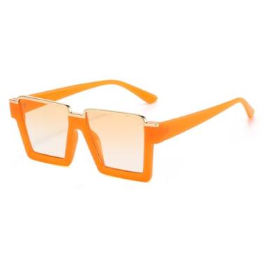 Imagem de VFDHN Óculos de Sol Fashion Masculinos para Esportes ao Ar Livre com Proteção UV400 e Design Vintage Feminino (TYJ263-3)