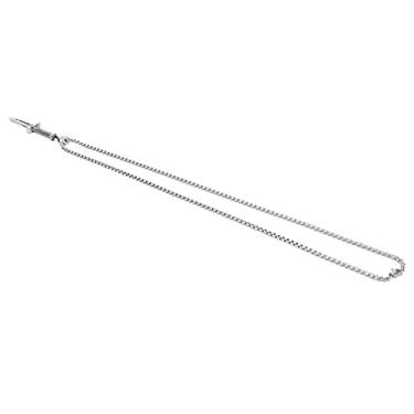 Imagem de aqxreight Colar Com Pingente de Faca Masculino, Colar de Joias Masculino da Moda, Acessório de Roupas de Presente, Cor de Aço, Combinação de Ocasião para Diferentes ou Festas, Torna o Estilo único Diário e Adequado (Corrente de cor de aço)