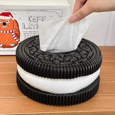 Imagem de Porta-lenços de papel engraçado - Capa de caixa de lenços criativa para decoração de casa e escritório