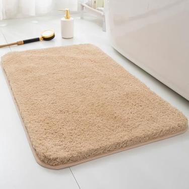 Imagem de Tapetes de banheiro, chenille absorvente macio e espesso, tapetes de microfibra de secagem rápida, tapetes de chuveiro laváveis à máquina, tapete de banho, acessórios de decoração de casa de banho