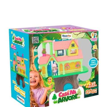 Imagem de Casa De Boneca Casinha Na Arvore Infantil Brinquedo Xplast