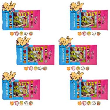 Imagem de 6 Cartela Boobie Goods Card com 4 unidades cada para colorir coleciona