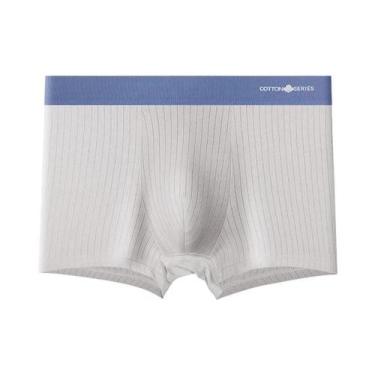 Imagem de Cuecas Boxer De Algodão Masculinas De Tamanho Grande Confortáveis E Am