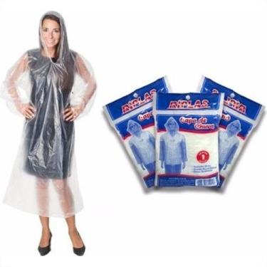 Imagem de Capa De Chuva Riplas Descartavel Transparente 55