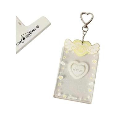 Imagem de Chaveiro De Anjo Fofo, Suporte Transparente Para Photocard Kpop, Charm