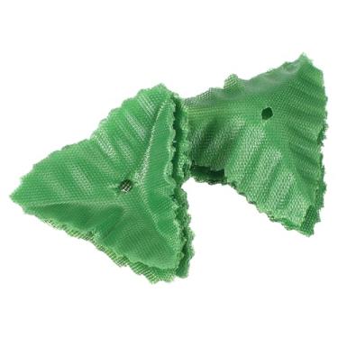 Imagem de PATIKIL Folhas verdes artificiais de 4 cm, 50 peças, folhas de vegetação, sépalas falsas, vegetação, guirlanda de folhas de rosas falsas, suprimentos para decoração de buquês de casamento, grinaldas