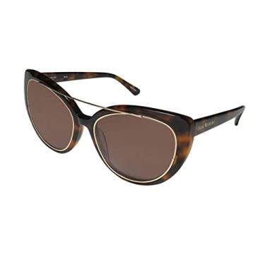Imagem de Isaac Mizrahi 30226 Óculos de sol/óculos de sol para mulheres/senhoras de aro completo 100% UVA e UVB (57-19-140, tartaruga/dourado)