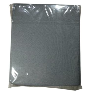 Imagem de Capa De Colchão Solteiro 88x188x25cm em Algodão com Ziper Lateral Fácil Colocar Linha Luxo Fio 30/1 (Cinz, Solteiro)