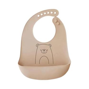 Imagem de Babadores De Silicone Ajustáveis E Impermeáveis Para Bebês, Estampados