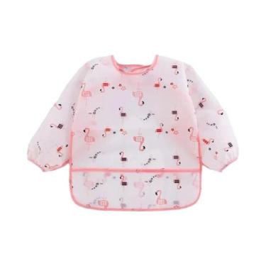 Imagem de Babadores Impermeáveis Para Bebês E Crianças Com Mangas Longas, Aventa