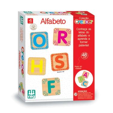 Imagem de Jogo Educativo Alfabeto Coleção Crescer - Nig Brinquedos 
