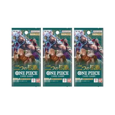 Imagem de One Piece Card Game Two Legends OP-08 Booster Pack (Japanese) - 3 Packs - 18 Cards