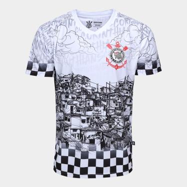 Imagem de Camiseta Corinthians Esportiva Masculina-Masculino