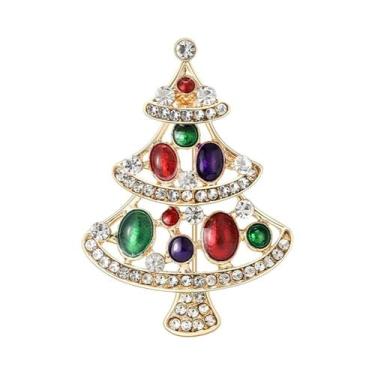 Imagem de Broche De Pérola Com Estrela De Strass Para Mulheres, Acessórios De Jo