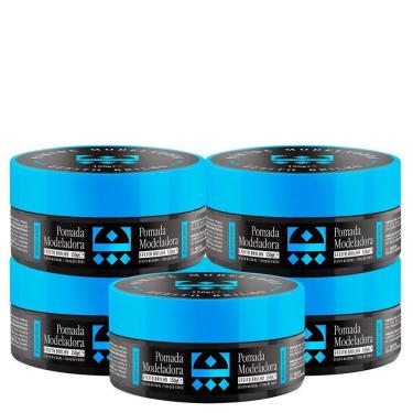 Imagem de Kit 5 Pomada Para Cabelo Efeito Brilho Embaixador 150G