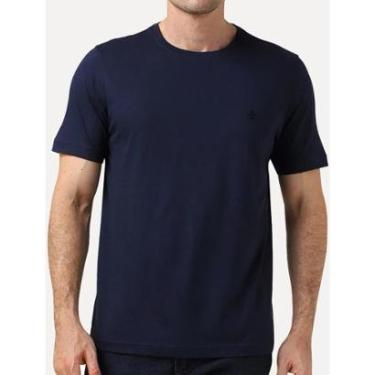 Imagem de Camiseta Dudalina Masculina Soft Pima Cotton Azul Marinho-Masculino